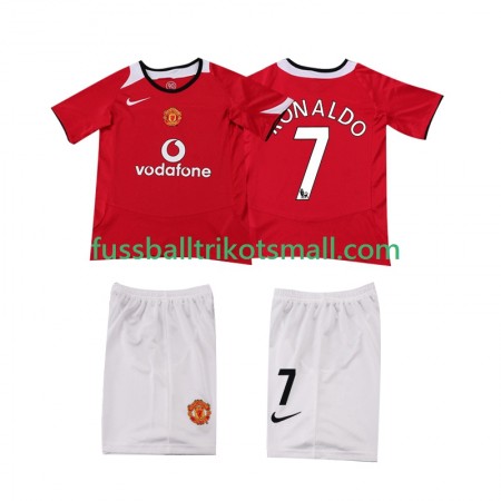 Fußballtrikots Manchester United Cristiano Ronaldo 7 2004 2006 Retro Kinder Kurzarm Heimtrikotsatz kaufen